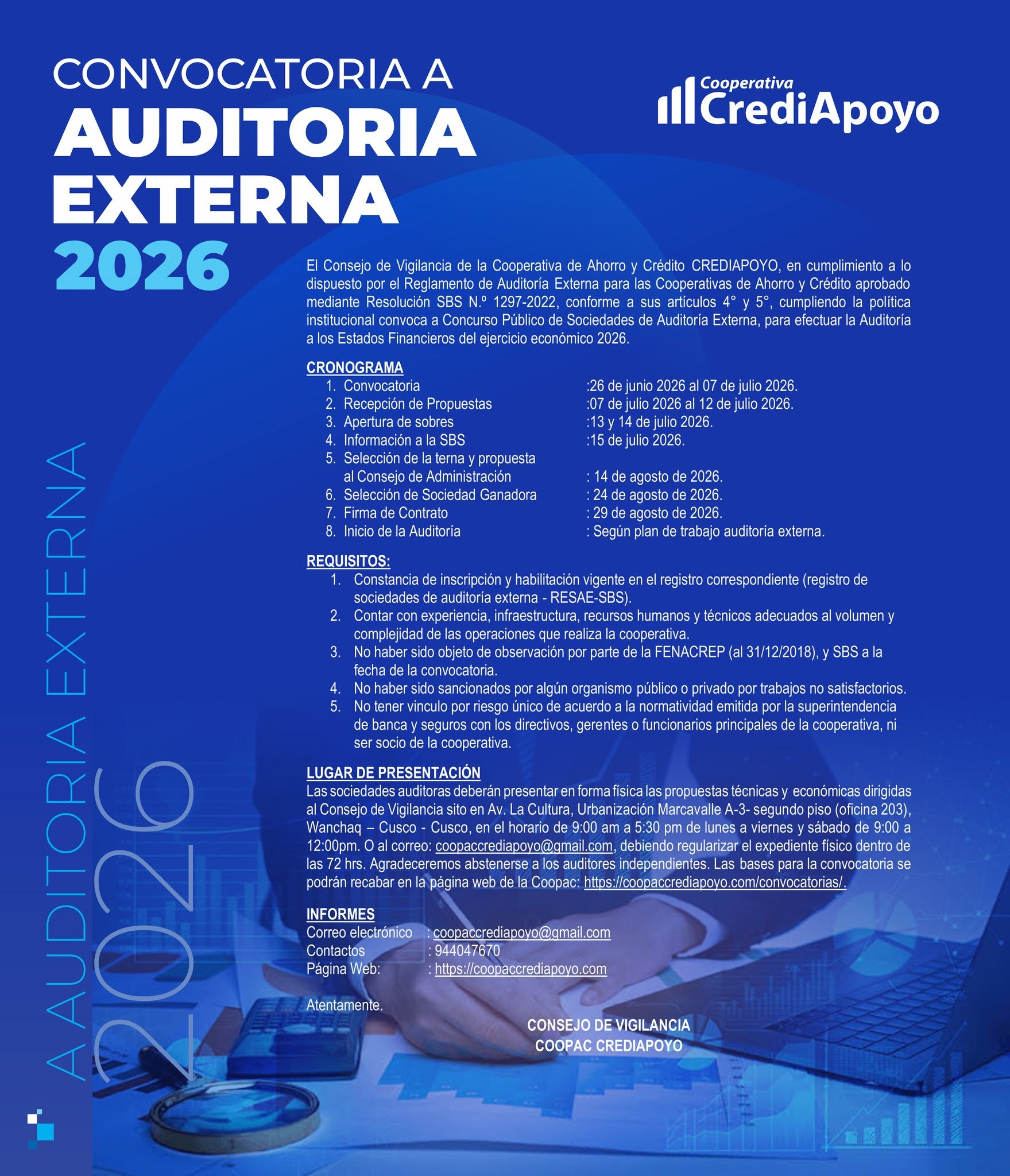 convocatoria
